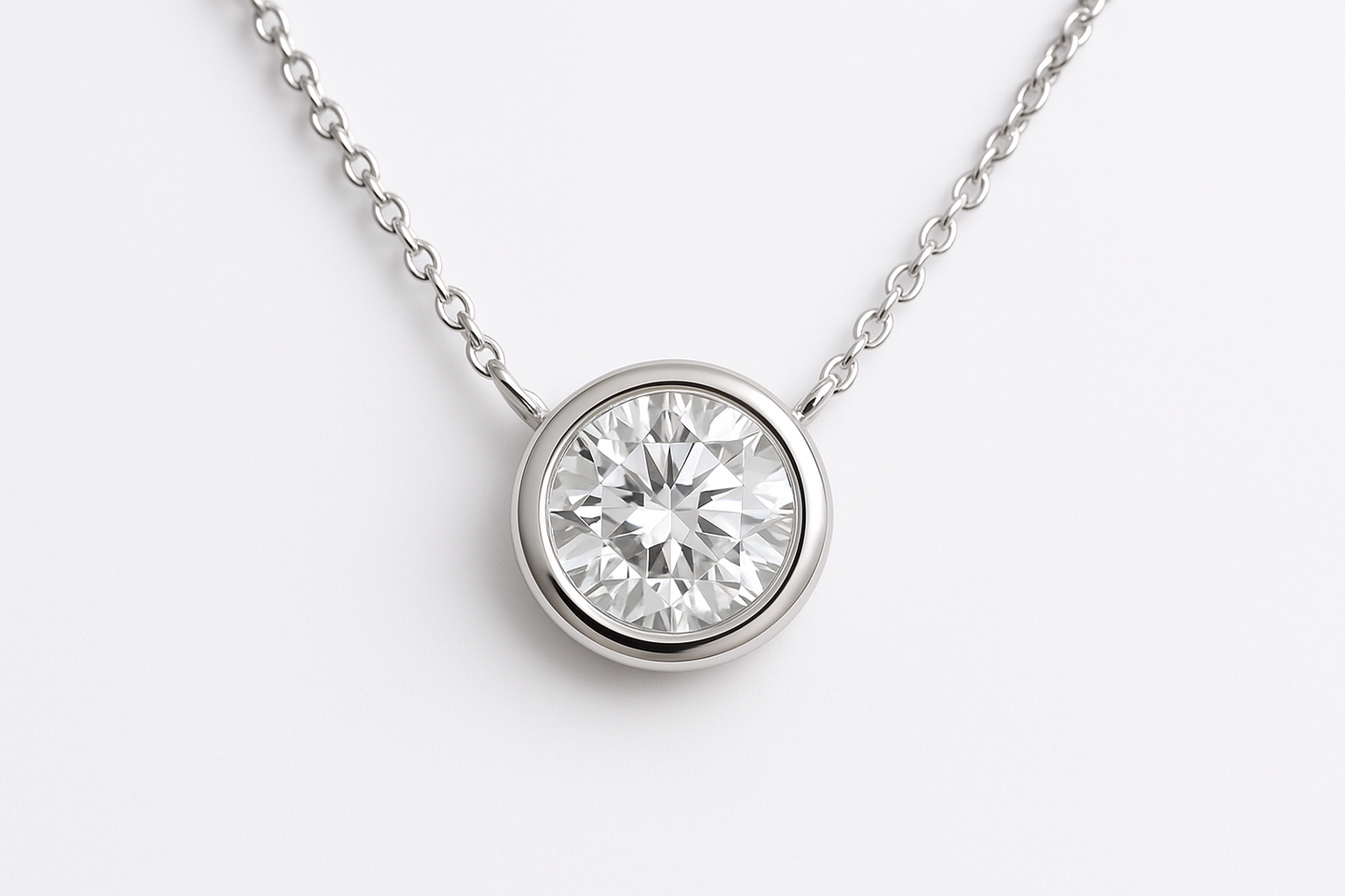 bezel set pendant
