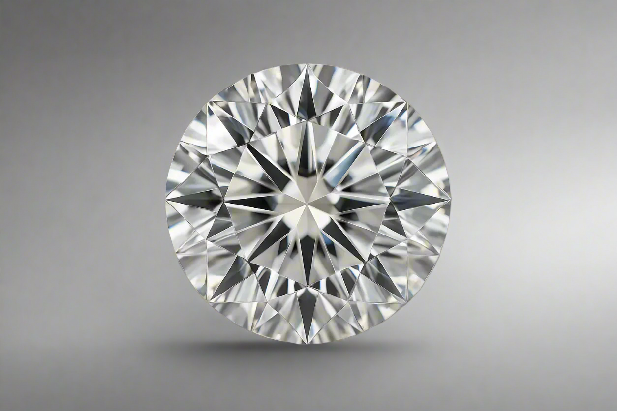 Loose diamond facing forward